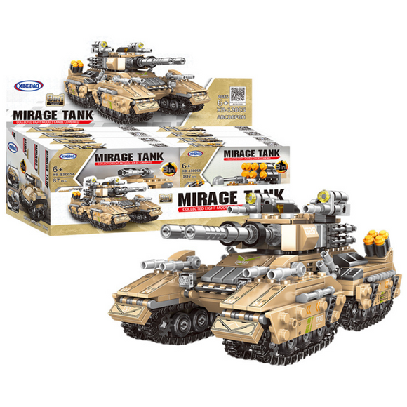 (3 Different Form In 1) MIRAGE TANK Collection (A~H)