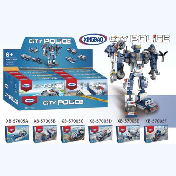 City Police Multi Mini Shapes Collection (A~F)